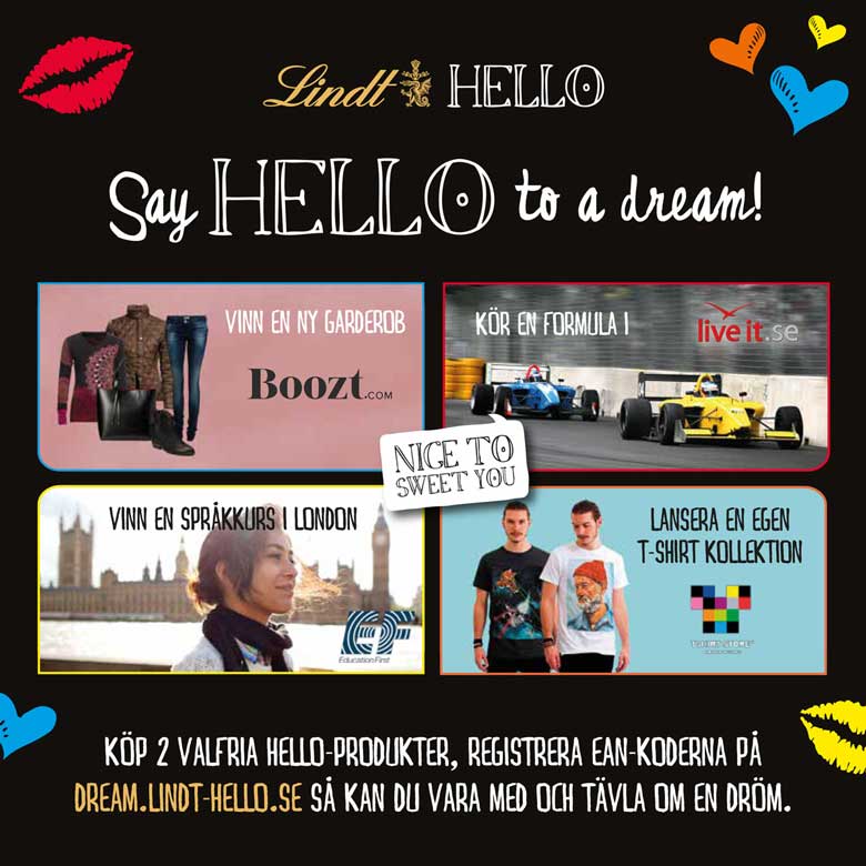 Lindt Hello! consumer campaign