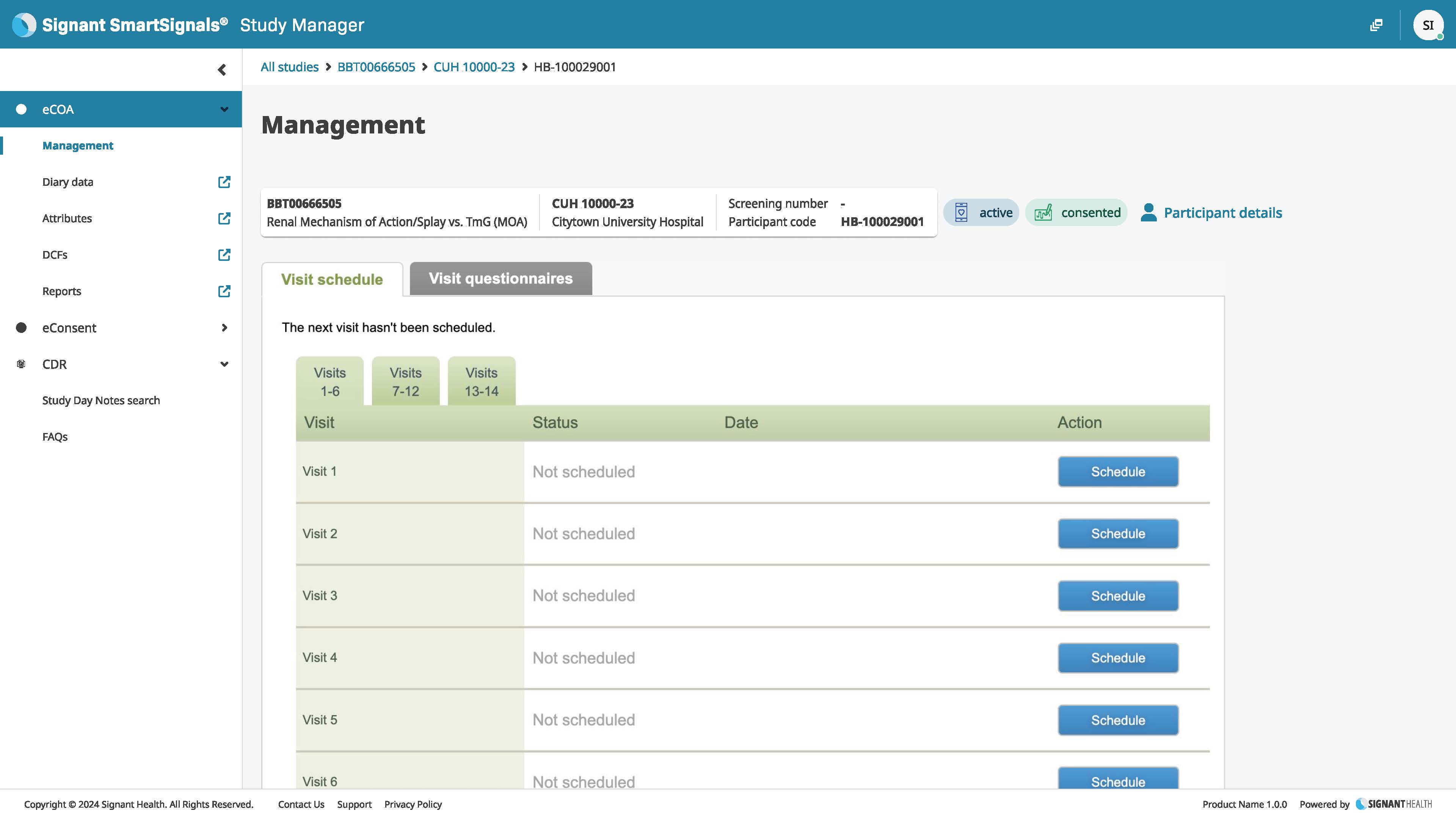 Signant SmartSignals eCOA Manager 2024